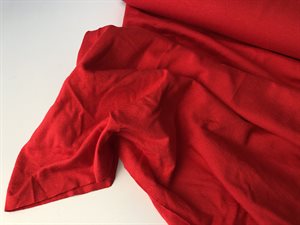 Viscosejersey - i flot klar rød
